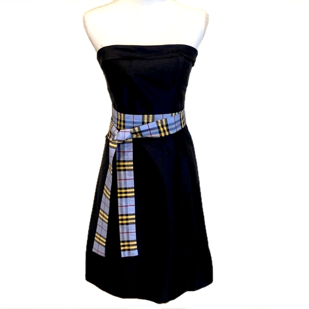 Black Molly B silk dress w/optional belt. Sz 6